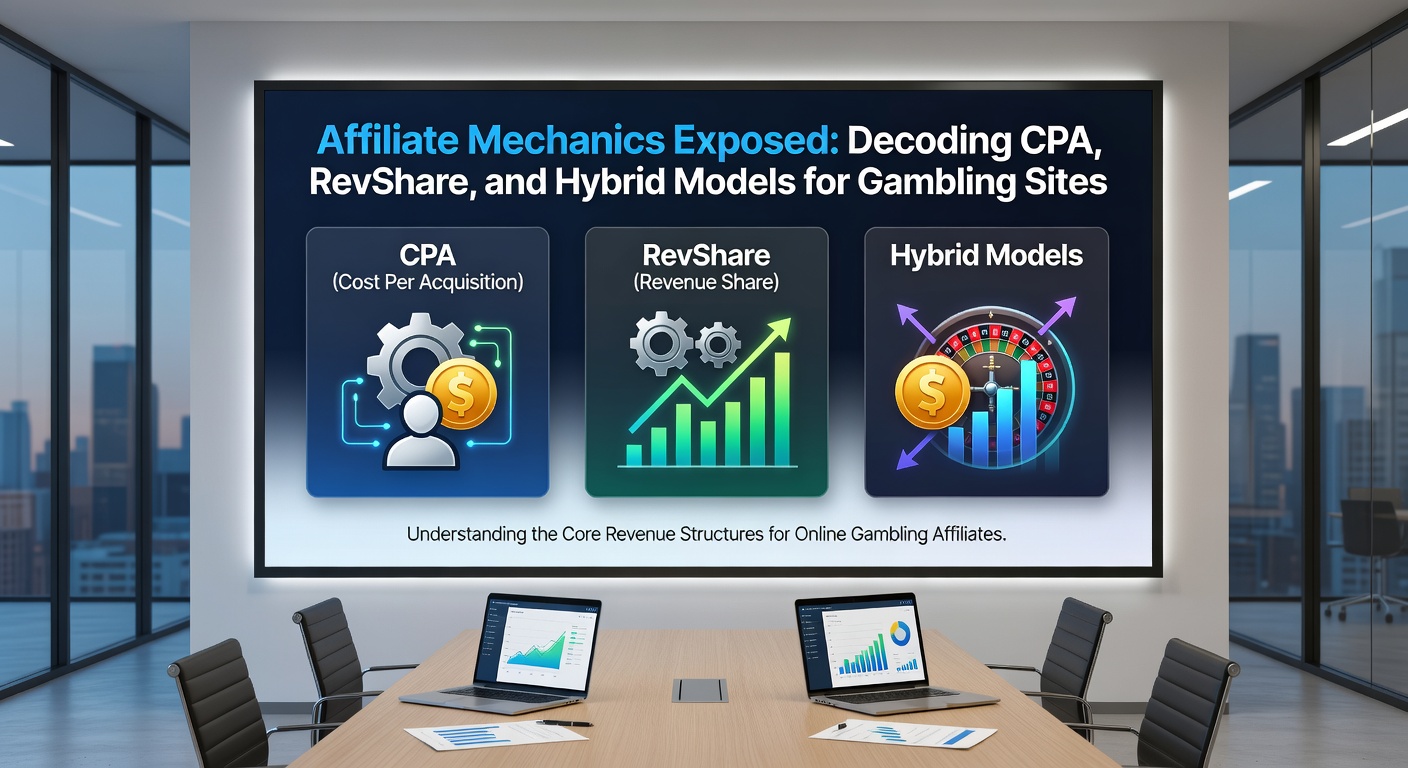 Chart comparing long-term earnings from RevShare model versus one-off CPA payments over a 24-month player lifecycle