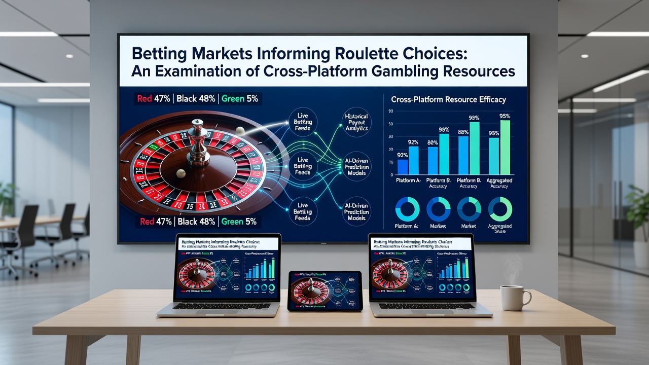 Screenshot-style view of cross-platform dashboard showing roulette wheel statistics merged with live betting market feeds and historical payout graphs