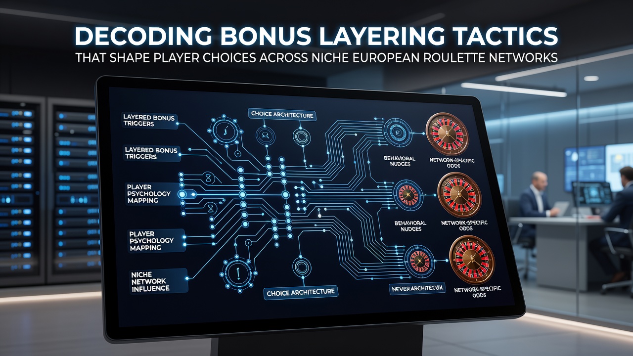 Illustration of layered bonus structures influencing roulette player decisions in European networks