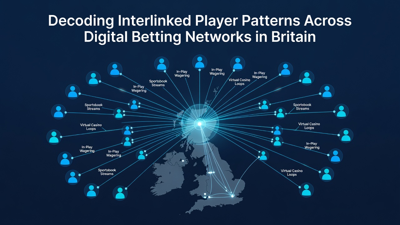 Heatmap of player activity clusters over a 30-day period in British betting networks
