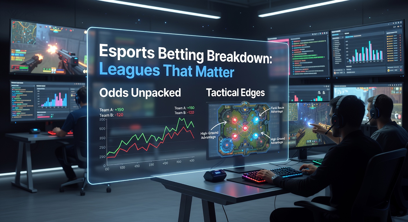 Vibrant esports arena packed with cheering fans and glowing screens displaying intense gameplay from a major league match