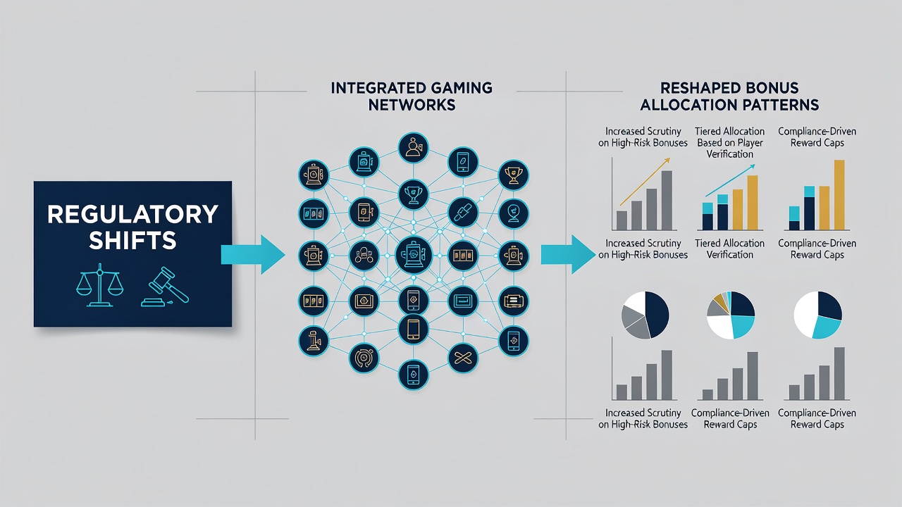 Impact of policy changes on bonus allocation across gaming networks