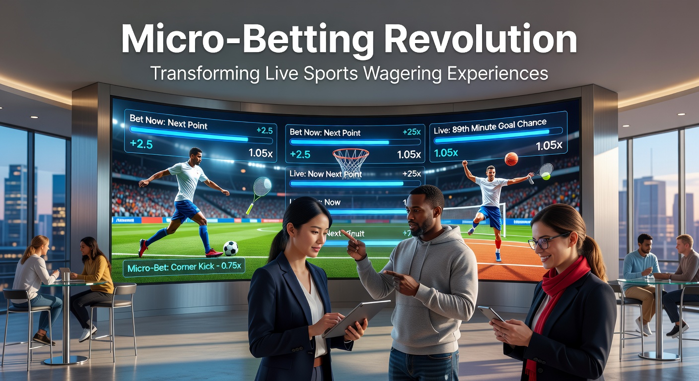 Dynamic live sports betting interface displaying multiple micro-bet options during a football match