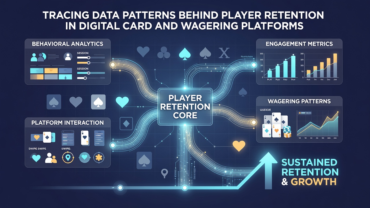 Dashboard screenshot illustrating machine learning outputs for player retention forecasting in wagering environments